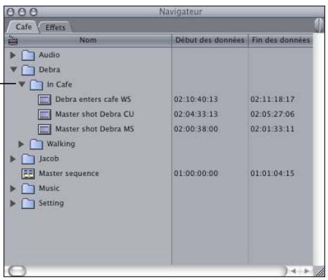 APPLE FINAL CUT EXPRESS 4 - Ouverture de chutiers dans le Navigateur - 1