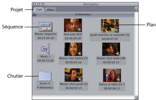 APPLE FINAL CUT EXPRESS 4 - Familiarisation avec le Navigateur - 1