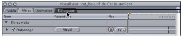 APPLE FINAL CUT EXPRESS 4 - Exemple : Utilisation du filtre Étalonnage - 2