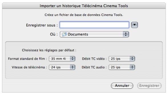 APPLE FINAL CUT PRO 6 - Pour importer une liste télécinéma dans Final Cut Pro : - 2