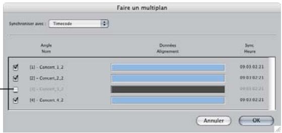 APPLE FINAL CUT PRO 6 - Pour créer un multiplan : - 1