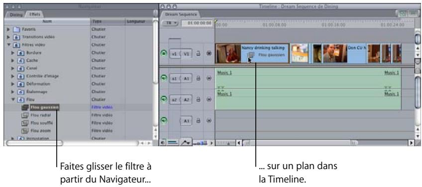 APPLE FINAL CUT PRO 6 - Application d'un filtre à un plan - 1