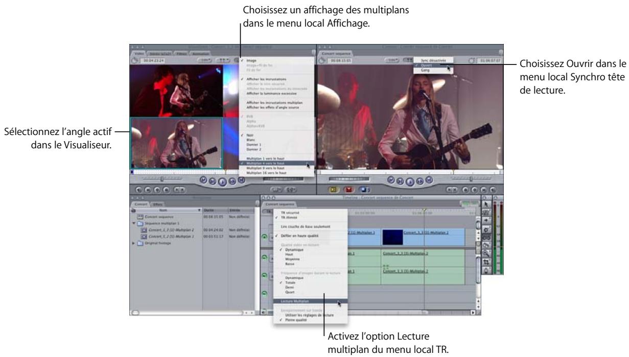 APPLE FINAL CUT PRO 6 - Montage en mode Lecture multiplan - 1