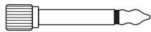 APPLE FINAL CUT PRO 6 - Connecteurs pointe-corps (TS) 1/4" - 1