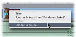 APPLE FINAL CUT PRO 6 - Pour supprimer une coupe, effectuez l'une des opérations suivantes : - 1
