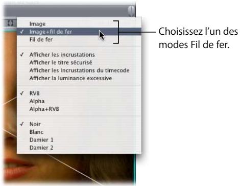 APPLE FINAL CUT PRO 6 - Sélection d'un mode Fil de fer - 2