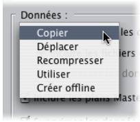 APPLE FINAL CUT PRO 6 - Pour utiliser le Gestionnaire de données : - 2