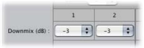 APPLE FINAL CUT PRO 6 - Réglage du volume de sous-mixage d'un canal - 1
