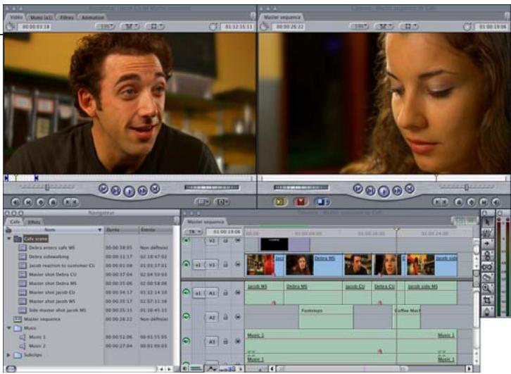 APPLE FINAL CUT PRO 6 - Déplacement et redimensionnement de fenêtres Final Cut Pro - 1