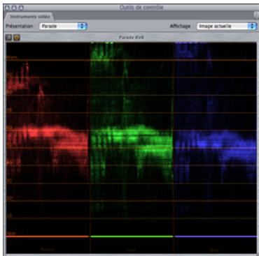 APPLE FINAL CUT PRO 6 - Exemple : harmonisation des couleurs d'une séquence de trois plans - 10