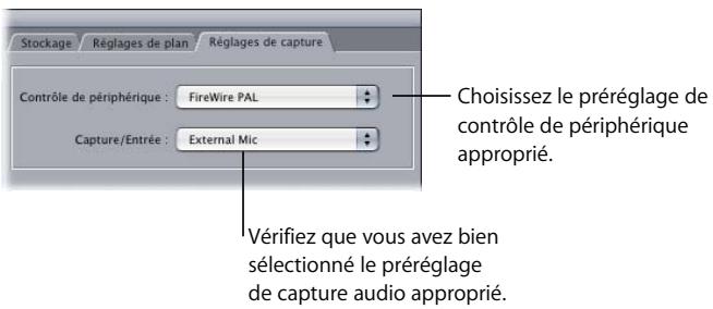 APPLE FINAL CUT PRO 6 - Capture audio à partir d'une platine avec contrôle de périphérique - 1