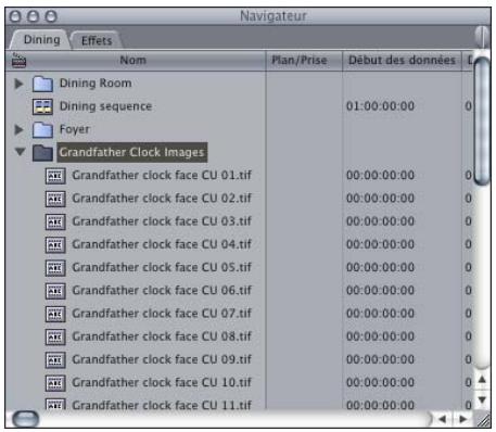 APPLE FINAL CUT PRO 6 - Importation de fichiers d'images à partir d'une séquence d'images numérotées : - 1