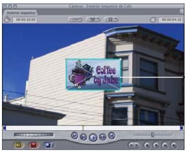 APPLE FINAL CUT PRO 6 - Exemple : utilisation des paramètres d'animation et des poignées Fil de fer - 6