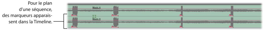APPLE FINAL CUT PRO 6 - Pour rechercher et marquer des pics audio : - 2