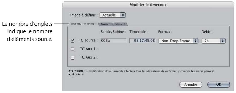 APPLE FINAL CUT PRO 6 - Modifier le timecode de plans fusionnés - 1