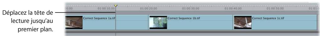 APPLE FINAL CUT PRO 6 - Exemple : harmonisation des couleurs d'une séquence de trois plans - 2