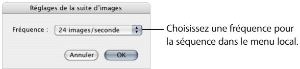 APPLE FINAL CUT PRO 6 - Pour convertir une séquence d'images numérotées en séquence QuickTime : - 2