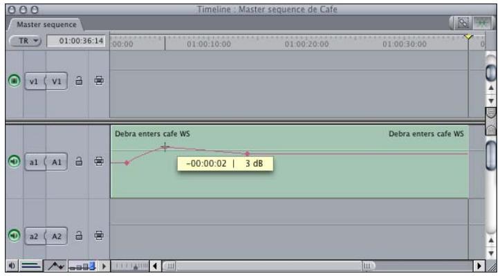APPLE FINAL CUT PRO 6 - Pour ajuster des images clés dans la Timeline : - 1
