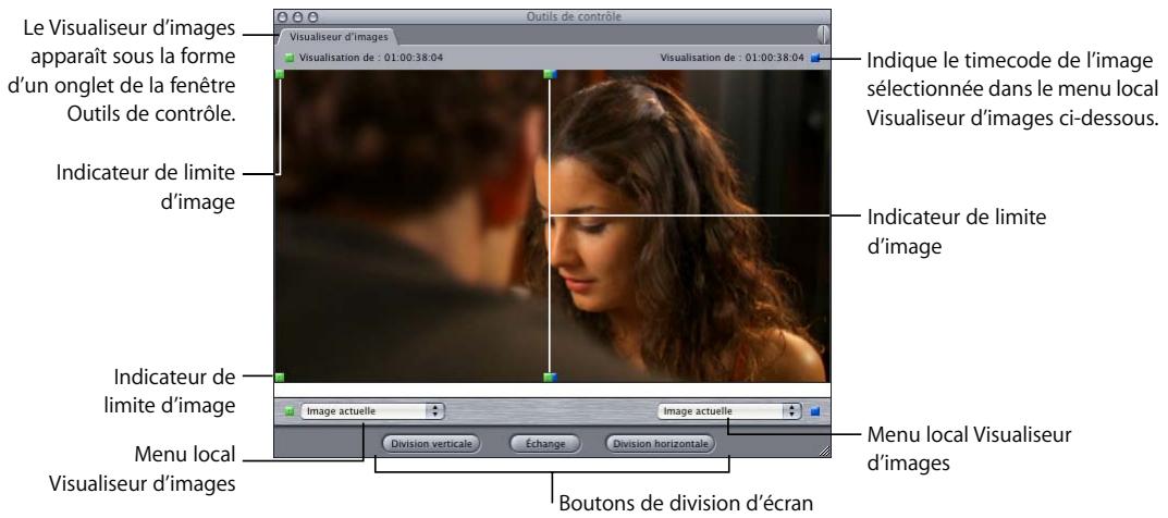 APPLE FINAL CUT PRO 6 - Pour ouvrir l'onglet Visualiseur d'images : - 1