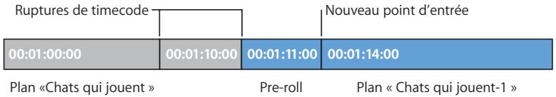 APPLE FINAL CUT PRO 6 - Ruptures de timecode ordonnées - 2