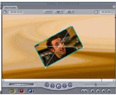 APPLE FINAL CUT PRO 6 - Exemple : utilisation des paramètres d'animation pour créer une présentation à plusieurs plans - 7