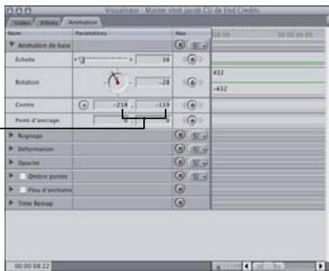 APPLE FINAL CUT PRO 6 - Exemple : utilisation des paramètres d'animation pour créer une présentation à plusieurs plans - 9