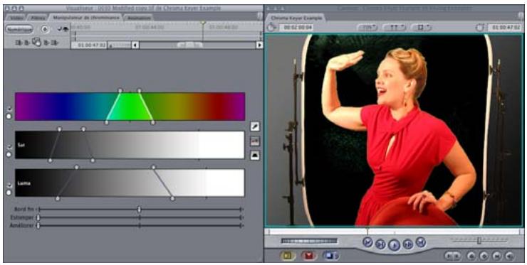 APPLE FINAL CUT PRO 6 - Exemple : Utilisation du filtre Manipulateur de chrominance - 5