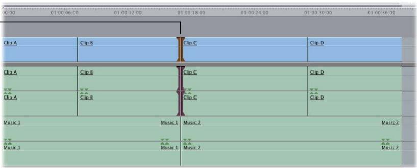 APPLE FINAL CUT PRO 6 - Pour effectuer un Roll dans la Timeline : - 1