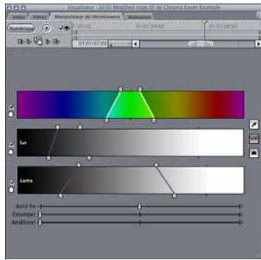 APPLE FINAL CUT PRO 6 - Exemple : Utilisation du filtre Manipulateur de chrominance - 7