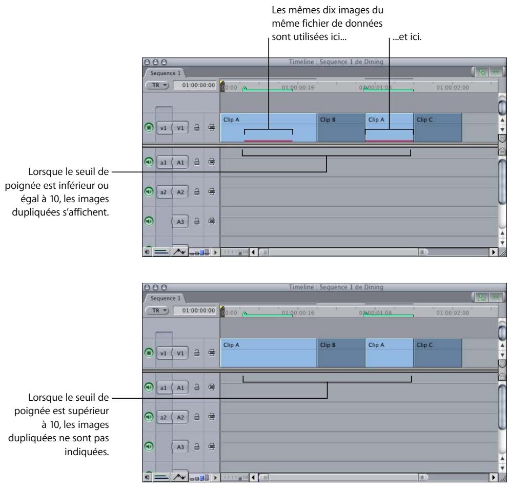 APPLE FINAL CUT PRO 6 - Options de détection d'images dupliquées - 3
