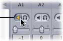 APPLE FINAL CUT PRO 6 - Utilisation du bouton Silence pour désactiver le son des pistes audio - 1