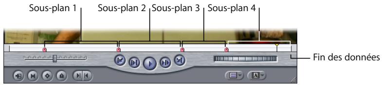 APPLE FINAL CUT PRO 6 - Détermination de la durée des sous-plans par les marqueurs - 1