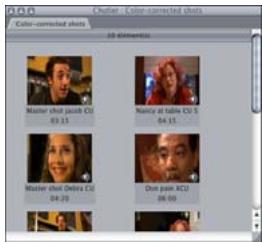APPLE FINAL CUT PRO 6 - Sélection de présentations dans le Navigateur - 4