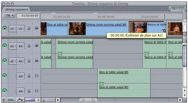 APPLE FINAL CUT PRO 6 - Collision de plan - 1