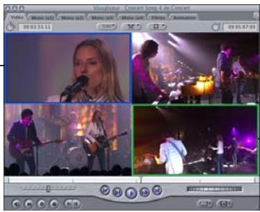APPLE FINAL CUT PRO 6 - Identification des angles audio et vidéo actifs - 1