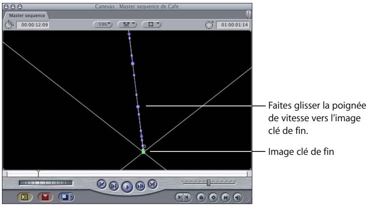 APPLE FINAL CUT PRO 6 - Étape 5 : Placez l'image et définissez des images clés aux points d'entrée et de sortie du panoramique - 5