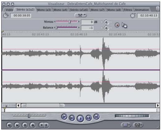 APPLE FINAL CUT PRO 6 - Affichage des éléments audio multicanaux dans le Visualiseur - 1