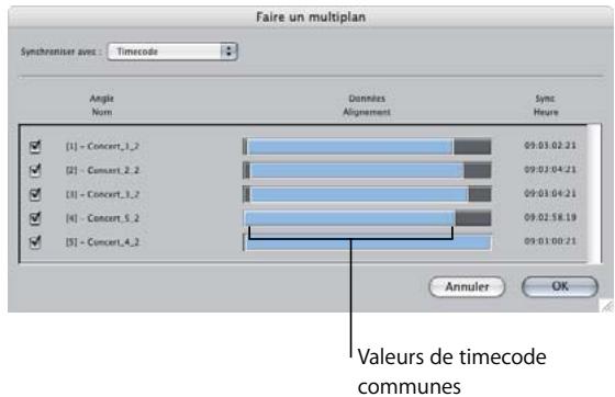 APPLE FINAL CUT PRO 6 - Synchronisation des angles dans un multiplan - 4