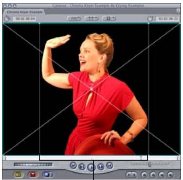 APPLE FINAL CUT PRO 6 - Exemple : Utilisation du filtre Manipulateur de chrominance - 11