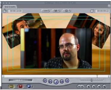 APPLE FINAL CUT PRO 6 - Exemple : utilisation des paramètres d'animation pour créer une présentation à plusieurs plans - 21