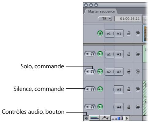 APPLE FINAL CUT PRO 6 - Commandes audio - 1