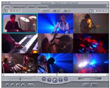 APPLE FINAL CUT PRO 6 - Affichage des angles d'un multiplan dans le Visualiseur - 2