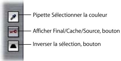 APPLE FINAL CUT PRO 6 - Contrôles visuels dans le filtre Manipulateur de chrominance - 3