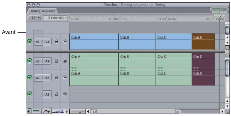 APPLE FINAL CUT PRO 6 - Pour déplacer de façon aléatoire un élément de plan d'un emplacement à l'autre : - 1