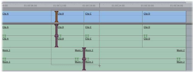 APPLE FINAL CUT PRO 6 - Pour effectuer un Roll dans la Timeline : - 4