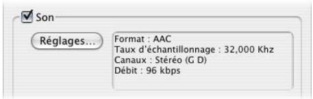 APPLE FINAL CUT PRO 6 - QuickTime Réglages du son d'une séquence - 1