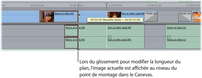 APPLE FINAL CUT PRO 6 - Trim à l'aide de l'outil Sélection - 3