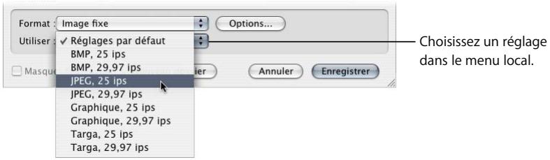 APPLE FINAL CUT PRO 6 - Pour exporter une image fixe : - 2