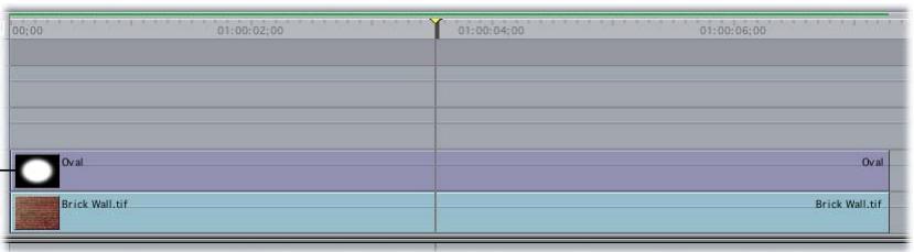 APPLE FINAL CUT PRO 6 - Pour créer un cache : - 1