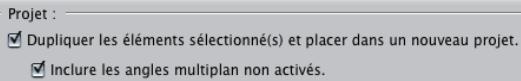 APPLE FINAL CUT PRO 6 - Zone Projet - 1